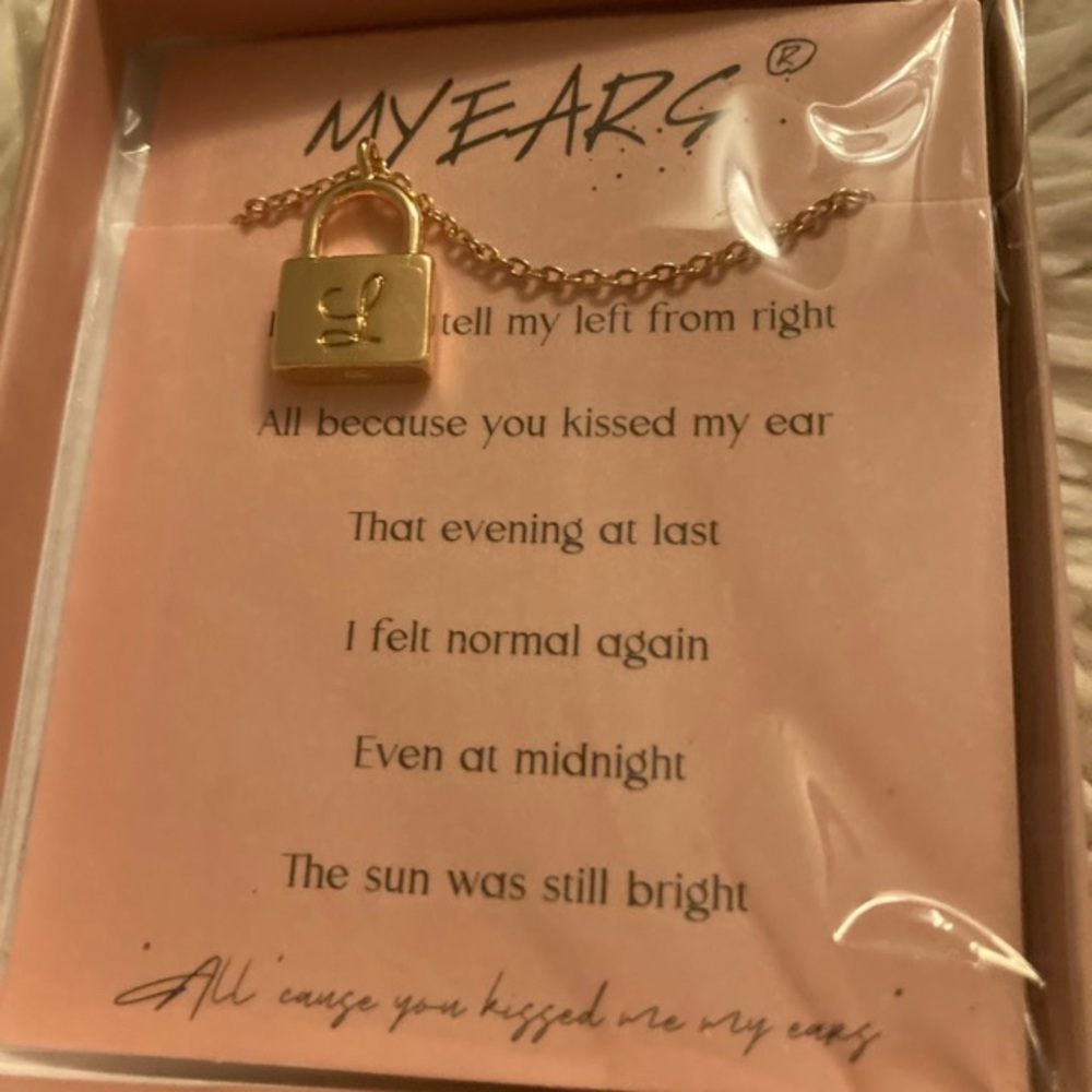 L initial necklace